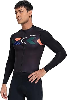 Amazon.com : Santic Men's Cycling Jersey Long Sleeve Top Road Bike